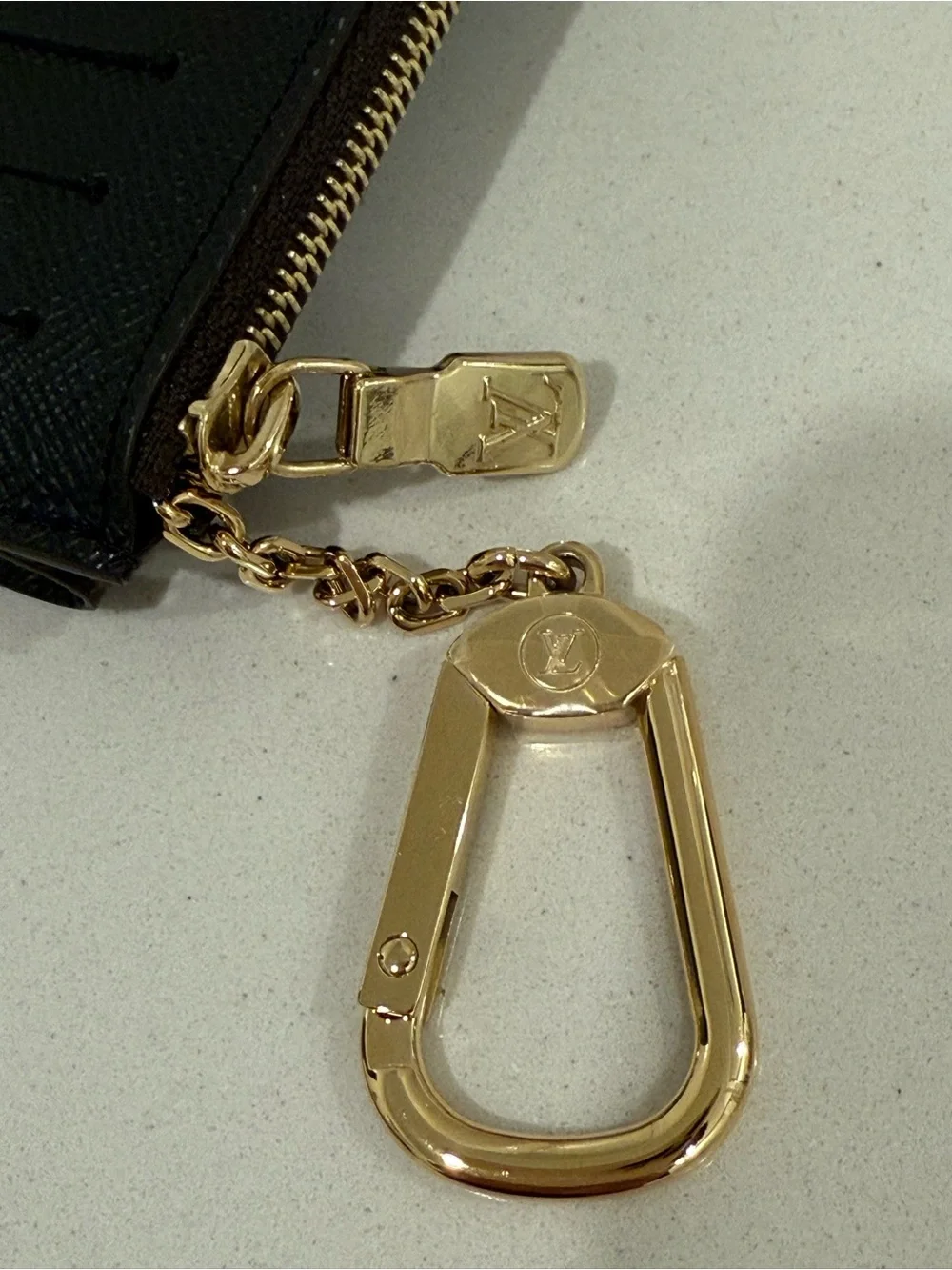 Louis Vuitton Monogram Card Holder Recto Verso with Gold Hardware